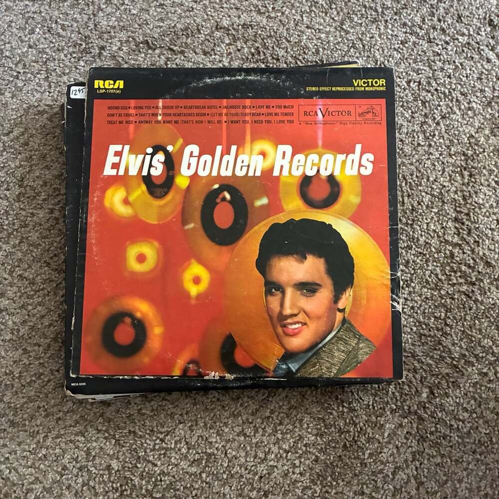 ELVIS GOLDEN RECORDS 50th Anniversary Mono Reissue Vinyl LP Album RCA AFM1-5196